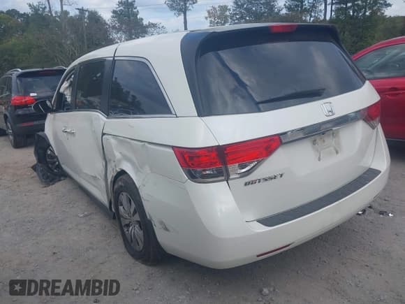 ✅ 2015 Honda Odyssey EX-L • VIN: 5FNRL5H61FB122381 • Lot: 43415104. Wystawiony na IAAI z przebiegiem 279 782 mil. Bezpłatny archiwum sprzedaży aukcyjnych z USA i szczegółowy raport historii pojazdu na DreamBid. Zdjęcie 3.