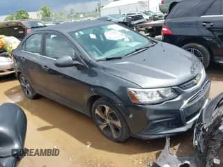 2017 Chevrolet Sonic Premier with VIN 1G1JF5SB9H4125199, listed as a IAAI auction lot 42741041 with 135,439 mi miles and . Bid and sale history available at DreamBid. Image 1.
