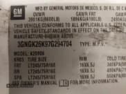 ✅ 2007 Chevrolet Suburban Commercial • VIN: 3GNGK26K97G294704 • Lot: 41884158. Wystawiony na IAAI z przebiegiem 187 857 mil. Bezpłatny archiwum sprzedaży aukcyjnych z USA i szczegółowy raport historii pojazdu na DreamBid. Zdjęcie 9.