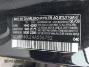 ✅ 2004 Mercedes-Benz C 230 Kompressor • VIN: WDBRF40J24A556752 • Lot: 43758869. Listed on IAAI with 175,458 mi. Free auction sales archive from the USA and detailed vehicle history report at DreamBid. Image 9.