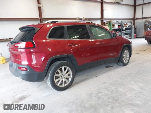 ✅ 2017 Jeep Cherokee Limited • VIN: 1C4PJMDB0HW515295 • Lot: 42226378. Listed on IAAI with Not provided. Free auction sales archive from the USA and detailed vehicle history report at DreamBid. Image 4.