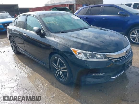 ✅ 2016 Honda Accord Sport • VIN: 1HGCR2F55GA060749 • Lot: 43822759. Wystawiony na IAAI z przebiegiem 109 783 mil. Bezpłatny archiwum sprzedaży aukcyjnych z USA i szczegółowy raport historii pojazdu na DreamBid. Zdjęcie 1.