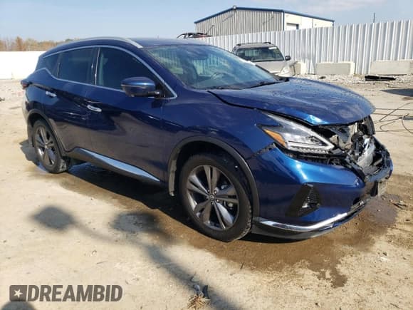✅ 2022 Nissan Murano Platinum • VIN: 5N1AZ2DJ8NC107565 • Lot: 78351384. Wystawiony na Copart z przebiegiem 49 579 mil. Bezpłatny archiwum sprzedaży aukcyjnych z USA i szczegółowy raport historii pojazdu na DreamBid. Zdjęcie 4.