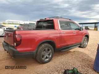 ✅ 2021 Honda Ridgeline RTL-E • VIN: 5FPYK3F75MB017913 • Lot: 87307395. Listed on Copart with 56,837 mi. Free auction sales archive from the USA and detailed vehicle history report at DreamBid. Image 3.