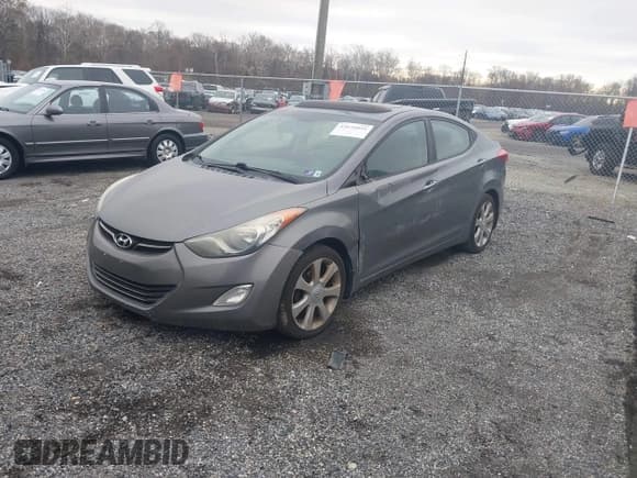 ✅ 2013 Hyundai Elantra GLS • VIN: 5NPDH4AEXDH342849 • Lot: 43671055. Listed on IAAI with Not provided. Free auction sales archive from the USA and detailed vehicle history report at DreamBid. Image 2.