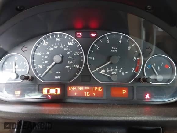 2001 BMW 3 Series 330Ci with VIN WBABS53491JU83172, listed as a IAAI auction lot 42643364 with 92,798 mi miles and . Bid and sale history available at DreamBid. Image 7.