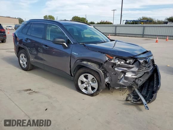 ✅ 2021 Toyota RAV4 Hybrid LE • VIN: JTMLWRFV4MD121020 • Lot: 81893375. Listed on Copart with 26,900 mi. Free auction sales archive from the USA and detailed vehicle history report at DreamBid. Image 4.