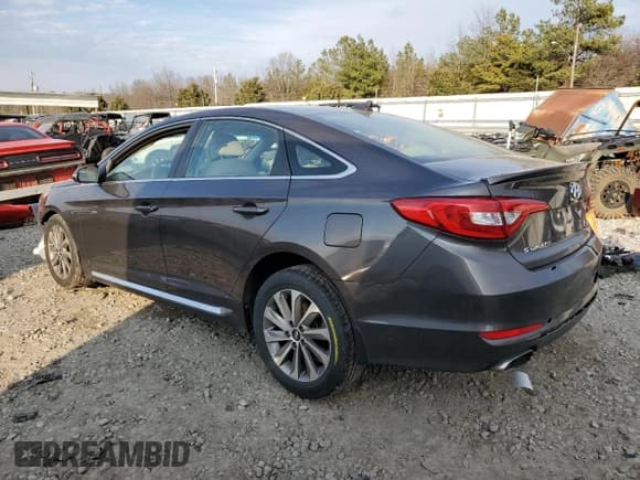 ✅ 2017 Hyundai Sonata Sport • VIN: 5NPE34AF4HH451292 • Лот: 40229593. Опубликован ранее на Copart с пробегом 152 859 миль. Бесплатный доступ к архиву аукционных продаж из США и подробный отчёт об истории автомобиля на DreamBid. Изображение 2.