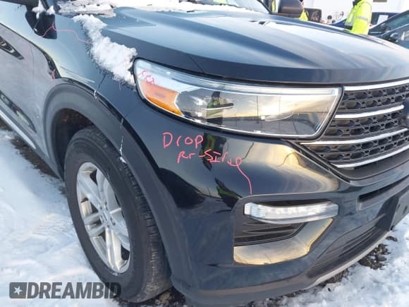 ✅ 2023 Ford Explorer XLT • VIN: 1FMSK8DH5PGB40334 • Lot: 43846845. Wystawiony na IAAI z przebiegiem 64 065 mil. Bezpłatny archiwum sprzedaży aukcyjnych z USA i szczegółowy raport historii pojazdu na DreamBid. Zdjęcie 6.