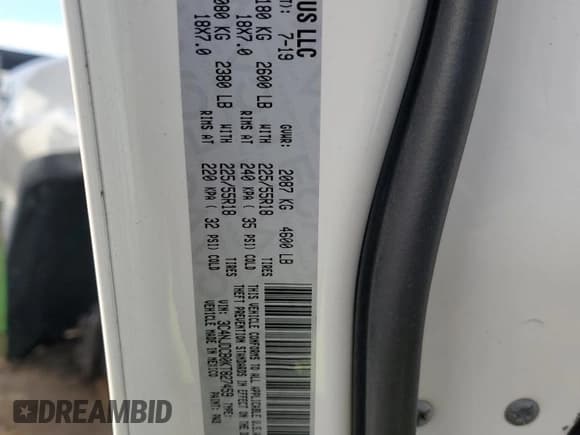 ✅ 2019 Jeep Compass Limited • VIN: 3C4NJDCB0KT827459 • Лот: 90588795. Опубликован ранее на Copart с пробегом 60 210 миль. Бесплатный доступ к архиву аукционных продаж из США и подробный отчёт об истории автомобиля на DreamBid. Изображение 14.