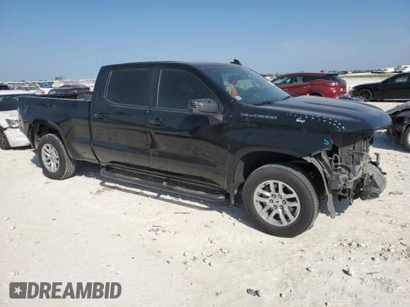 2019 Chevrolet Silverado 1500 RST with VIN 1GCPWDEK9KZ296777, listed as a Copart auction lot 52859685 with 77,742 mi miles and Salvage title. Bid and sale history available at DreamBid. Image 4.