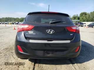 2017 Hyundai Elantra with VIN KMHD35LHXHU349349, listed as a Copart auction lot 66553455 with Not provided miles and Salvage title. Bid and sale history available at DreamBid. Image 6.