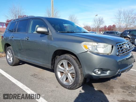 ✅ 2008 Toyota Highlander Sport • VIN: JTEDS43AX82052173 • Lot: 43703193. Listed on IAAI with 211,054 mi. Free auction sales archive from the USA and detailed vehicle history report at DreamBid. Image 1.
