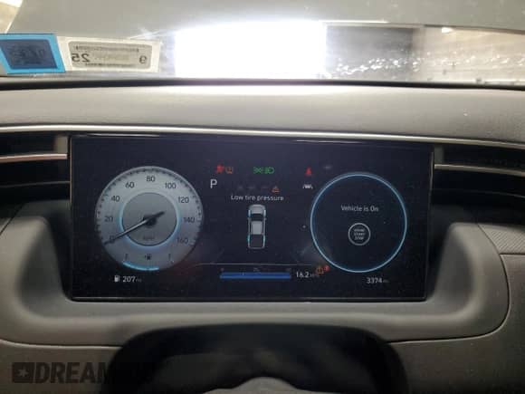 2024 Hyundai Santa Cruz Night Edition with VIN 5NTJCDDF8RH108188, listed as a Copart auction lot 44003625 with 3,374 mi miles and Salvage title. Bid and sale history available at DreamBid. Image 9.