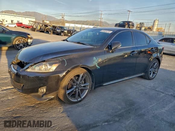 ✅ 2012 Lexus IS 250 • VIN: JTHBF5C28C5164748 • Lot: 91431215. Listed on Copart with 157,125 mi. Free auction sales archive from the USA and detailed vehicle history report at DreamBid. Image 1.
