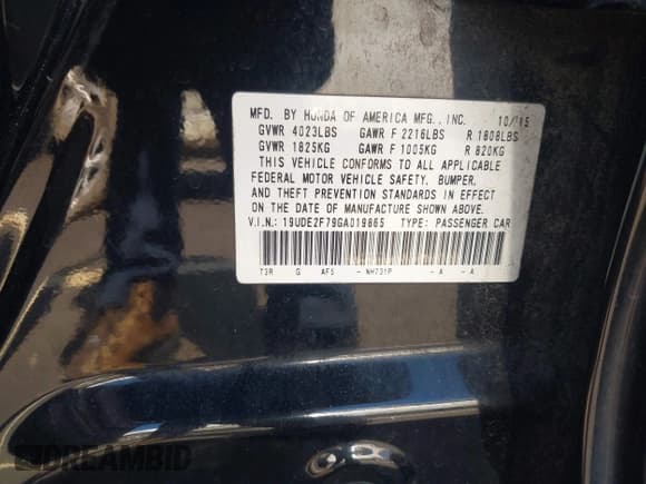 ✅ 2016 Acura ILX Premium • VIN: 19UDE2F79GA019865 • Lot: 43175109. Wystawiony na IAAI z przebiegiem 120 216 mil. Bezpłatny archiwum sprzedaży aukcyjnych z USA i szczegółowy raport historii pojazdu na DreamBid. Zdjęcie 9.