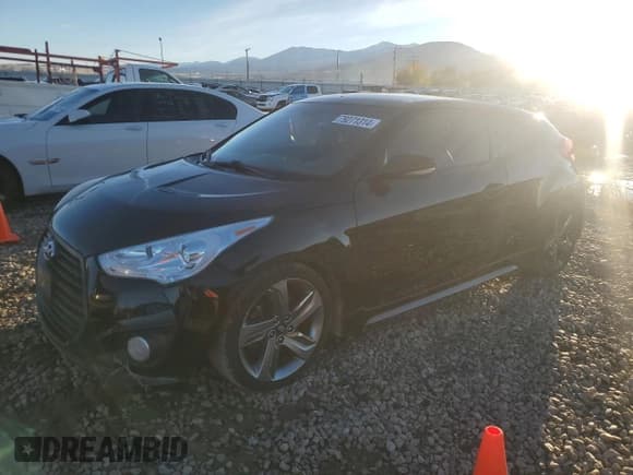 ✅ 2014 Hyundai Veloster Turbo • VIN: KMHTC6AE0EU186376 • Lot: 79271314. Wystawiony na Copart z przebiegiem 130 944 mil. Bezpłatny archiwum sprzedaży aukcyjnych z USA i szczegółowy raport historii pojazdu na DreamBid. Zdjęcie 1.