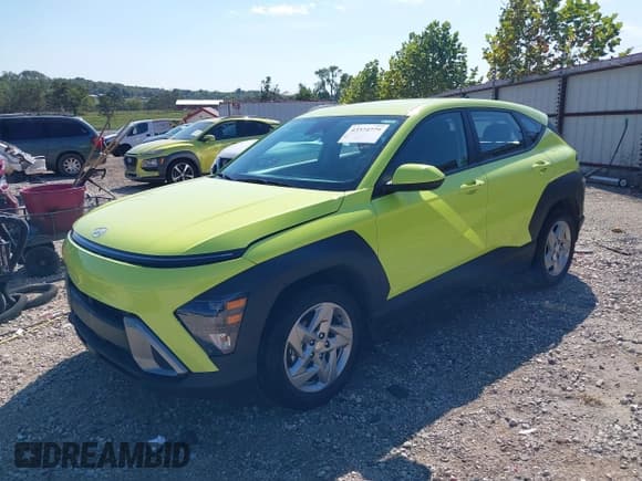 ✅ 2024 Hyundai Kona SE • VIN: KM8HA3AB6RU182287 • Lot: 43374779. Listed on IAAI with 28,717 mi. Free auction sales archive from the USA and detailed vehicle history report at DreamBid. Image 2.