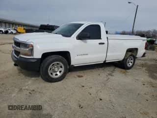2016 Chevrolet Silverado 1500 Work Truck z VIN 1GCNKNEH5GZ184062, wystawiony jako Copart lot #46354505 z przebiegiem 191 427 mil mil oraz Czysty tytuł • Clean title. Historia ofert i sprzedaży dostępna na DreamBid. Obrazek 1.
