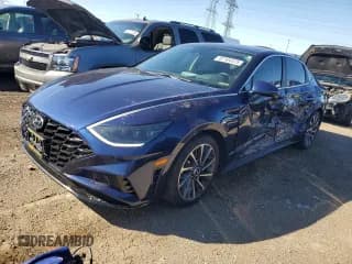 ✅ 2021 Hyundai Sonata Limited • VIN: 5NPEH4J20MH105166 • Lot: 87104575. Listed on Copart with 33,066 mi. Free auction sales archive from the USA and detailed vehicle history report at DreamBid. Image 1.