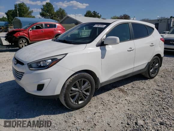 2015 Hyundai Tucson GLS with VIN KM8JTCAF3FU110022, listed as a Copart auction lot 47961694 with 60,354 mi miles and . Bid and sale history available at DreamBid. Image 1.