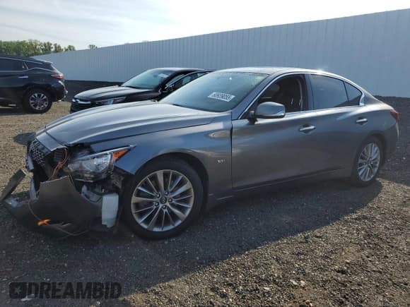 ✅ 2018 Infiniti Q50 Luxe • VIN: JN1EV7AR7JM611296 • Lot: 68939055. Wystawiony na Copart z przebiegiem 75 562 mil. Bezpłatny archiwum sprzedaży aukcyjnych z USA i szczegółowy raport historii pojazdu na DreamBid. Zdjęcie 1.