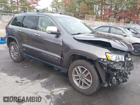 ✅ 2019 Jeep Grand Cherokee Limited • VIN: 1C4RJFBG3KC661945 • Lot: 43595832. Listed on IAAI with 72,668 mi. Free auction sales archive from the USA and detailed vehicle history report at DreamBid. Image 1.