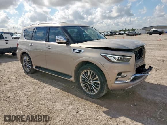 ✅ 2019 Infiniti QX80 Luxe • VIN: JN8AZ2NF4K9681253 • Лот: 67912845. Опубликован ранее на Copart с пробегом 98 363 миль. Бесплатный доступ к архиву аукционных продаж из США и подробный отчёт об истории автомобиля на DreamBid. Изображение 4.