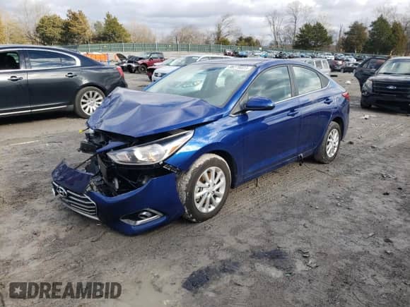 2022 Hyundai Accent SEL с VIN 3KPC24A62NE164737, выставлен на аукционе Copart как лот 38278023 с пробегом 17 520 миль миль и . История ставок и продаж доступна на DreamBid. Изображение 1.