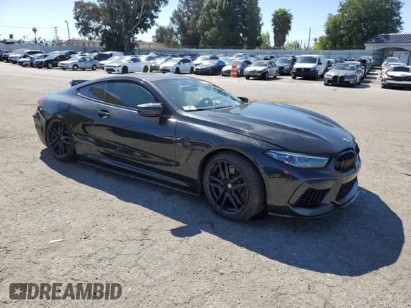 ✅ 2020 BMW M8 • VIN: WBSAE0C06LCD54489 • Lot: 48848224. Listed on Copart with Not provided. Free auction sales archive from the USA and detailed vehicle history report at DreamBid. Image 4.