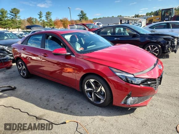 ✅ 2023 Hyundai Elantra Limited • VIN: KMHLP4AG7PU426259 • Lot: 87096725. Listed on Copart with Not provided. Free auction sales archive from the USA and detailed vehicle history report at DreamBid. Image 4.