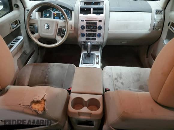 2011 Mercury Mariner z VIN 4M2CN8B78BKJ06091, wystawiony jako Copart lot #55331835 z przebiegiem 167 484 mil mil oraz Czysty tytuł • Clean title. Historia ofert i sprzedaży dostępna na DreamBid. Obrazek 8.