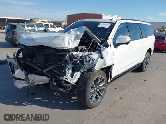 ✅ 2024 Cadillac Escalade ESV 4WD Sport • VIN: 1GYS4PKL4RR168806 • Lot: 43445796. Listed on IAAI with 32,193 mi. Free auction sales archive from the USA and detailed vehicle history report at DreamBid. Image 2.