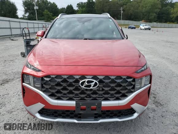 2022 Hyundai Santa Fe Calligraphy with VIN 5NMS54AL9NH477656, listed as a Copart auction lot 85307135 with 36,317 mi miles and Salvage title. Bid and sale history available at DreamBid. Image 5.