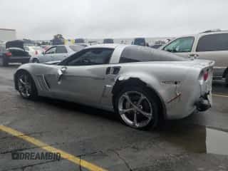 2010 Chevrolet Corvette Grand Sport 1LT with VIN 1G1YU2DW6A5107780, listed as a Copart auction lot 82416124 with 60,843 mi miles and Salvage title. Bid and sale history available at DreamBid. Image 2.
