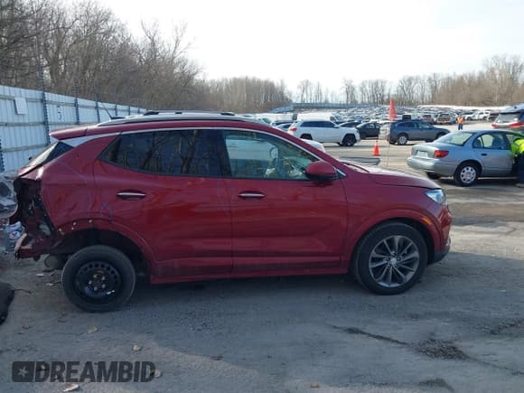 ✅ 2021 Buick Encore GX Essence • VIN: KL4MMGSL3MB146449 • Lot: 41756910. Listed on IAAI with 77,604 mi. Free auction sales archive from the USA and detailed vehicle history report at DreamBid. Image 14.