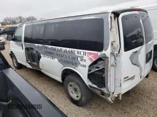 2010 Chevrolet Express Passenger LT с VIN 1GA2G1DG6A1147607, выставлен на аукционе Copart как лот 43551925 с пробегом 69 611 миль миль и Списание • Salvage title. История ставок и продаж доступна на DreamBid. Изображение 2.
