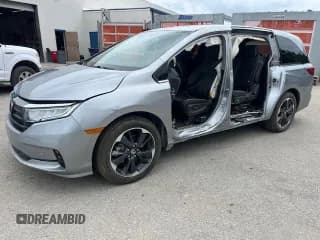 ✅ 2021 Honda Odyssey Elite • VIN: 5FNRL6H93MB000859 • Lot: 67767925. Listed on Copart with 7,660 mi. Free auction sales archive from the USA and detailed vehicle history report at DreamBid. Image 1.