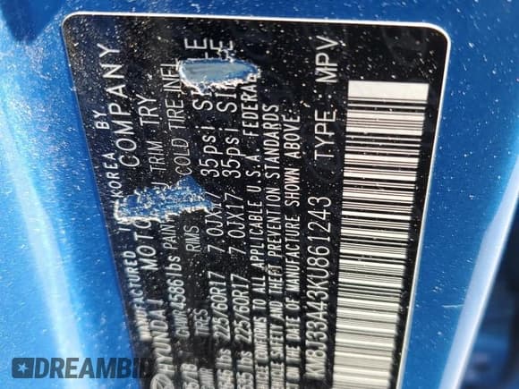 ✅ 2019 Hyundai Tucson Value • VIN: KM8J33A43KU861243 • Лот: 81868815. Опубликован ранее на Copart с пробегом 143 076 миль. Бесплатный доступ к архиву аукционных продаж из США и подробный отчёт об истории автомобиля на DreamBid. Изображение 13.