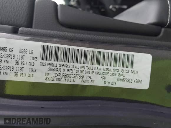 2016 Jeep Grand Cherokee Limited с VIN 1C4RJFBMXGC327800, выставлен на аукционе IAAI как лот 43238739 с пробегом 123 054 миль миль и . История ставок и продаж доступна на DreamBid. Изображение 9.