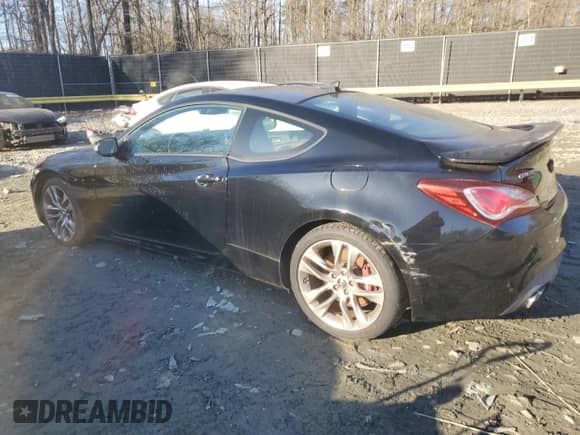2016 Hyundai Genesis Coupe Ultimate with VIN KMHHU6KJ8GU136343, listed as a Copart auction lot 42963015 with 75,033 mi miles and Clean title. Bid and sale history available at DreamBid. Image 2.