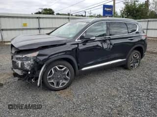2022 Hyundai Santa Fe Limited with VIN KM8S5DA15NU026663, listed as a Copart auction lot 69520925 with 25,536 mi miles and Salvage title. Bid and sale history available at DreamBid. Image 1.