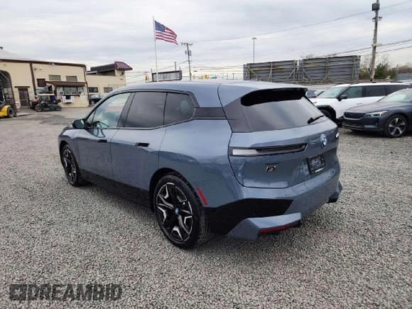 ✅ 2024 BMW iX M60 • VIN: WB533CF08RCR13397 • Lot: 79058994. Listed on Copart with 216 mi. Free auction sales archive from the USA and detailed vehicle history report at DreamBid. Image 2.