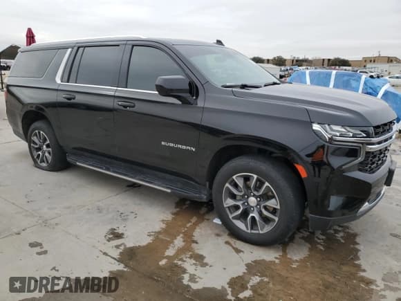✅ 2021 Chevrolet Suburban LS • VIN: 1GNSCBKD0MR379571 • Lot: 42579275. Listed on Copart with 146,655 mi. Free auction sales archive from the USA and detailed vehicle history report at DreamBid. Image 4.