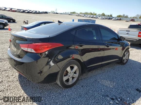 ✅ 2013 Hyundai Elantra GLS • VIN: KMHDH4AE3DU843678 • Lot: 86872015. Listed on Copart with 136,000 mi. Free auction sales archive from the USA and detailed vehicle history report at DreamBid. Image 3.
