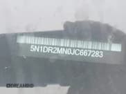 ✅ 2018 Nissan Pathfinder S • VIN: 5N1DR2MN0JC667283 • Lot: 43871847. Listed on IAAI with 117,032 mi. Free auction sales archive from the USA and detailed vehicle history report at DreamBid. Image 9.