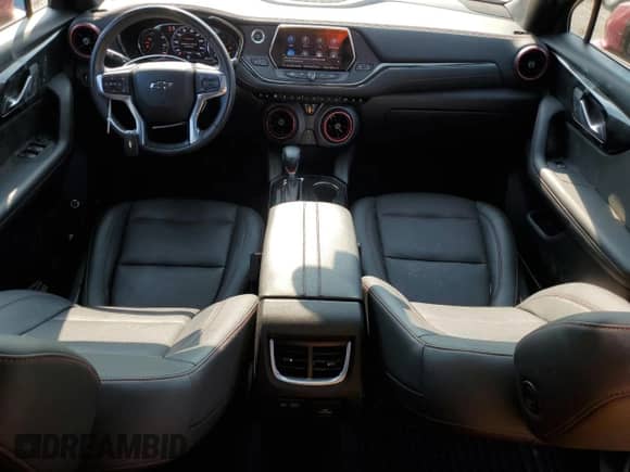 2022 Chevrolet Blazer RS with VIN 3GNKBKRS3NS113113, listed as a Copart auction lot 69776294 with 25,519 mi miles and Salvage title. Bid and sale history available at DreamBid. Image 8.