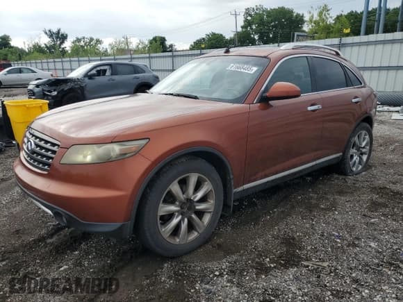 ✅ 2007 Infiniti FX • VIN: JNRBS08W97X400149 • Лот: 61668485. Опубликован ранее на Copart с пробегом 187 608 миль. Бесплатный доступ к архиву аукционных продаж из США и подробный отчёт об истории автомобиля на DreamBid. Изображение 1.