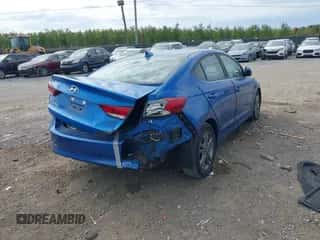 2018 Hyundai Elantra SEL with VIN 5NPD84LF3JH291681, listed as a IAAI auction lot 43382806 with 83,721 mi miles and . Bid and sale history available at DreamBid. Image 4.