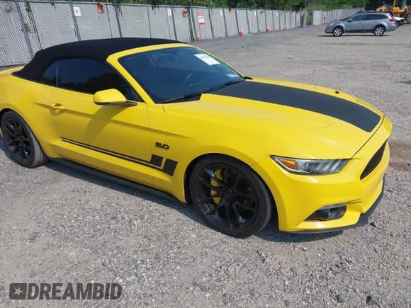 ✅ 2015 Ford Mustang GT Premium • VIN: 1FATP8FF9F5323726 • Lot: 42479740. Listed on IAAI with 68,581 mi. Free auction sales archive from the USA and detailed vehicle history report at DreamBid. Image 1.